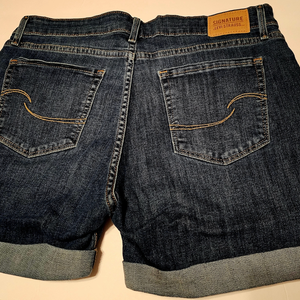 Levi's Dark Blue Jean Shorts